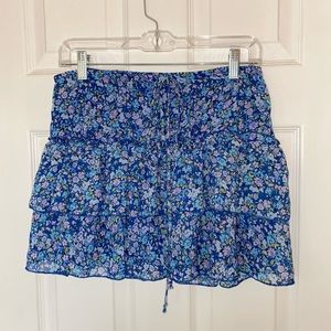 wild fable (target) floral mini skirt